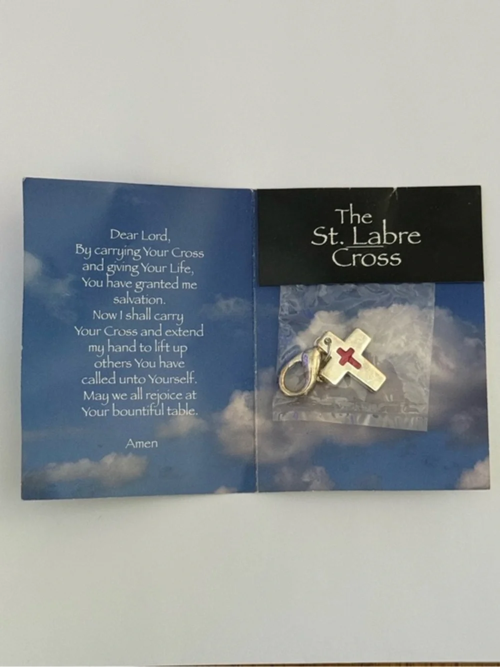 🫶🏻 The St. Labre Cross Zipper Pull or Pendant Keyring